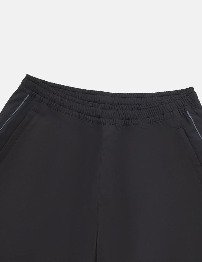 Quần short gió nam cạp chun phối can dọc quần