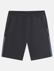 Quần short gió nam cạp chun phối can dọc quần