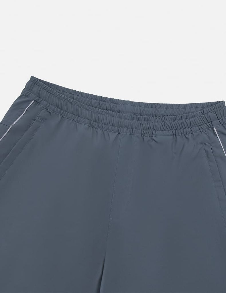 Quần short gió nam cạp chun phối can dọc quần