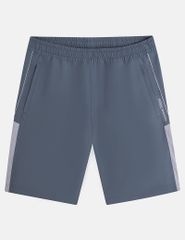 Quần short gió nam cạp chun phối can dọc quần