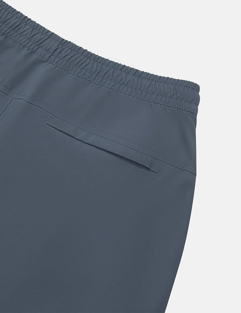 Quần short gió nam cạp chun phối can dọc quần