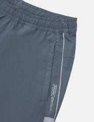 Quần short gió nam cạp chun phối can dọc quần