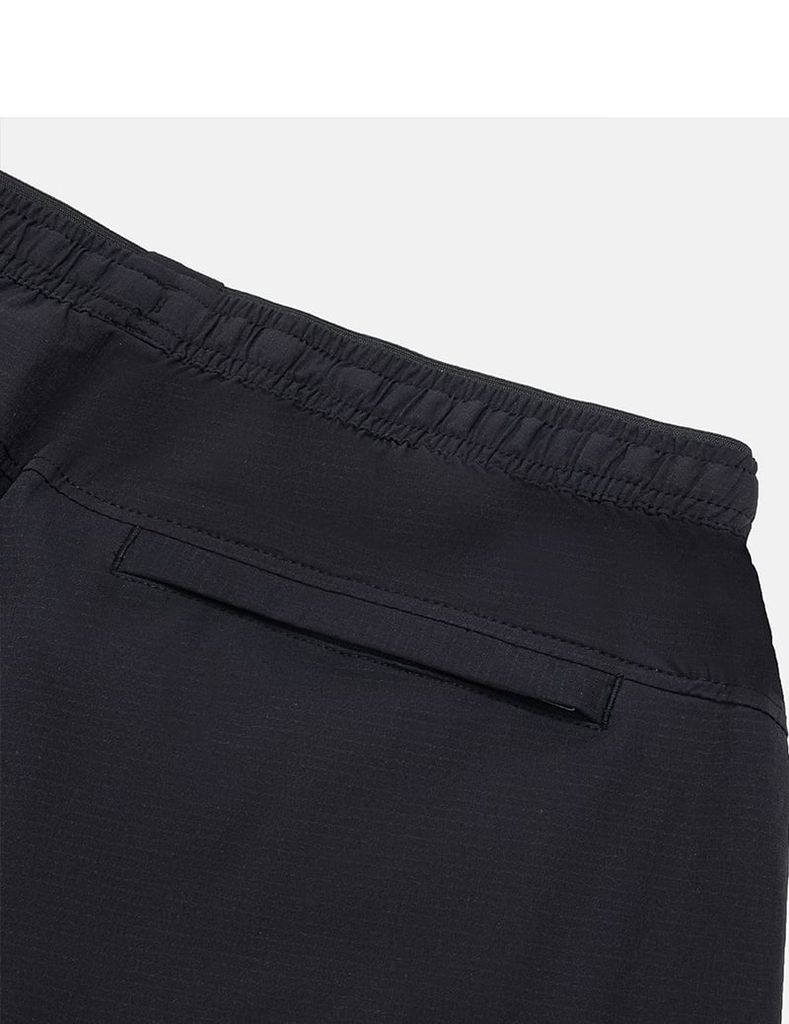 Quần short gió nam cạp chun gấu xẻ