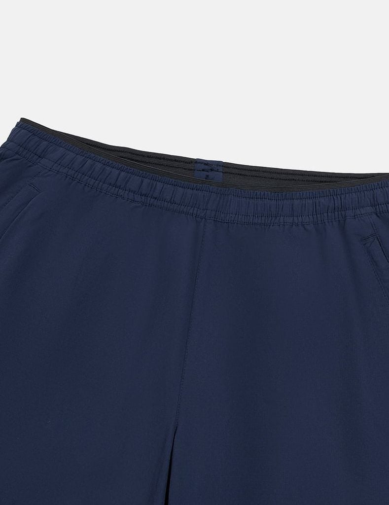 Quần short gió nam cạp chun gấu xẻ