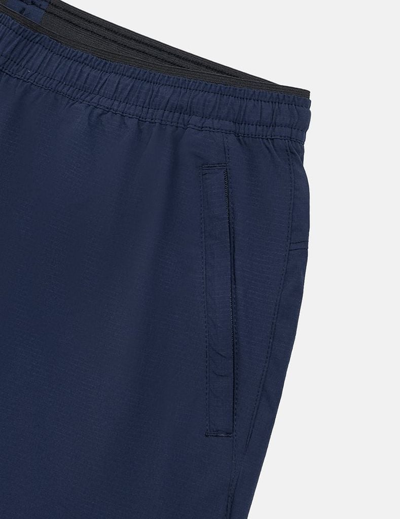 Quần short gió nam cạp chun gấu xẻ
