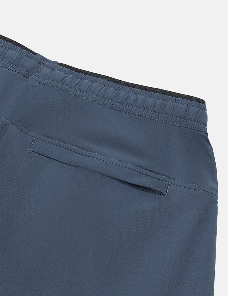 Quần short gió nam cạp chun gấu xẻ