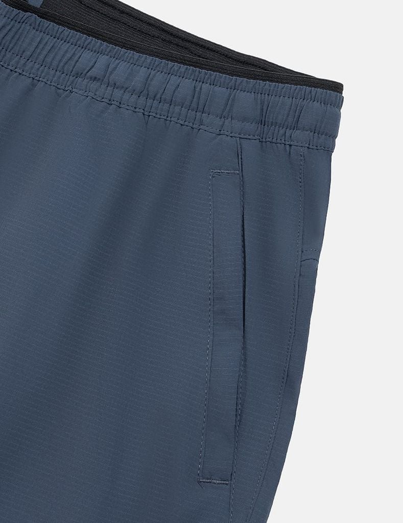 Quần short gió nam cạp chun gấu xẻ