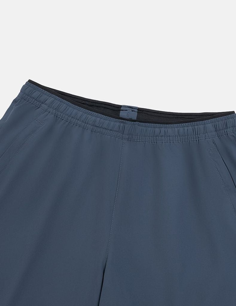 Quần short gió nam cạp chun gấu xẻ