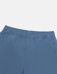 Quần short gió nam cạp chun in ống trái