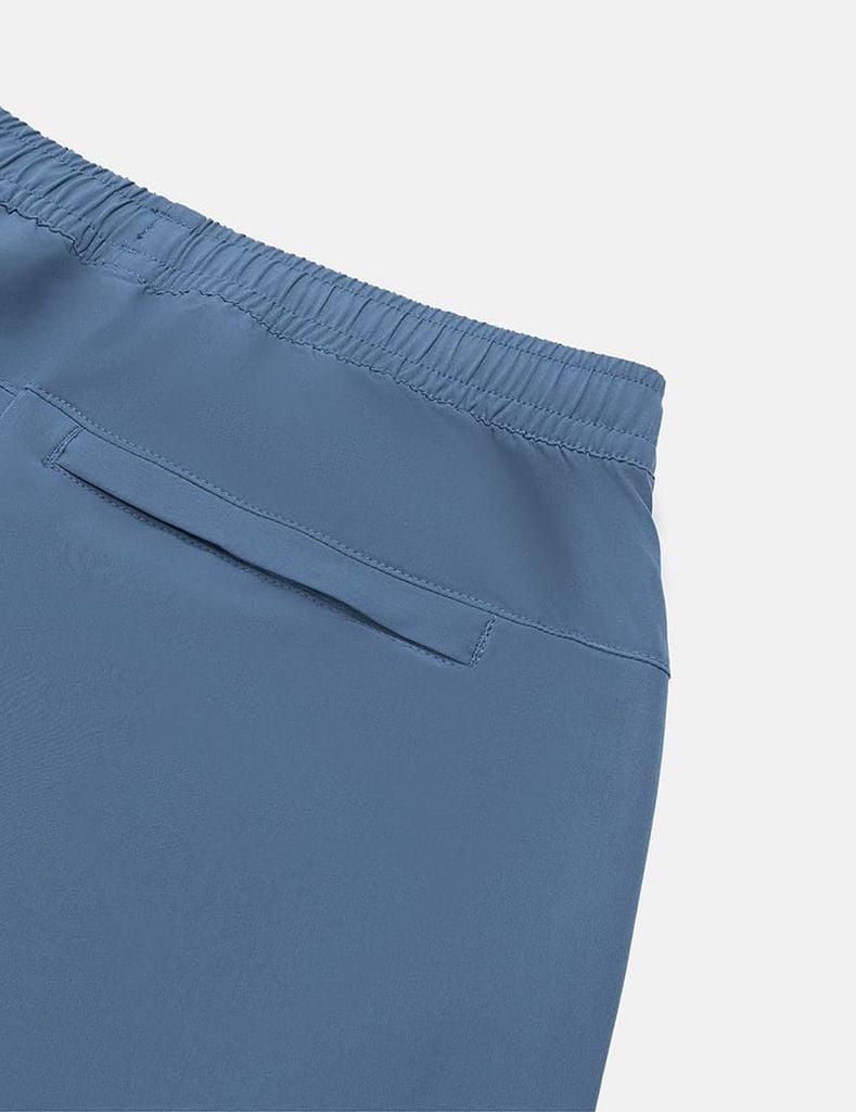 Quần short gió nam cạp chun in ống trái