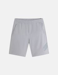 Quần short gió nam cạp chun in ống trái