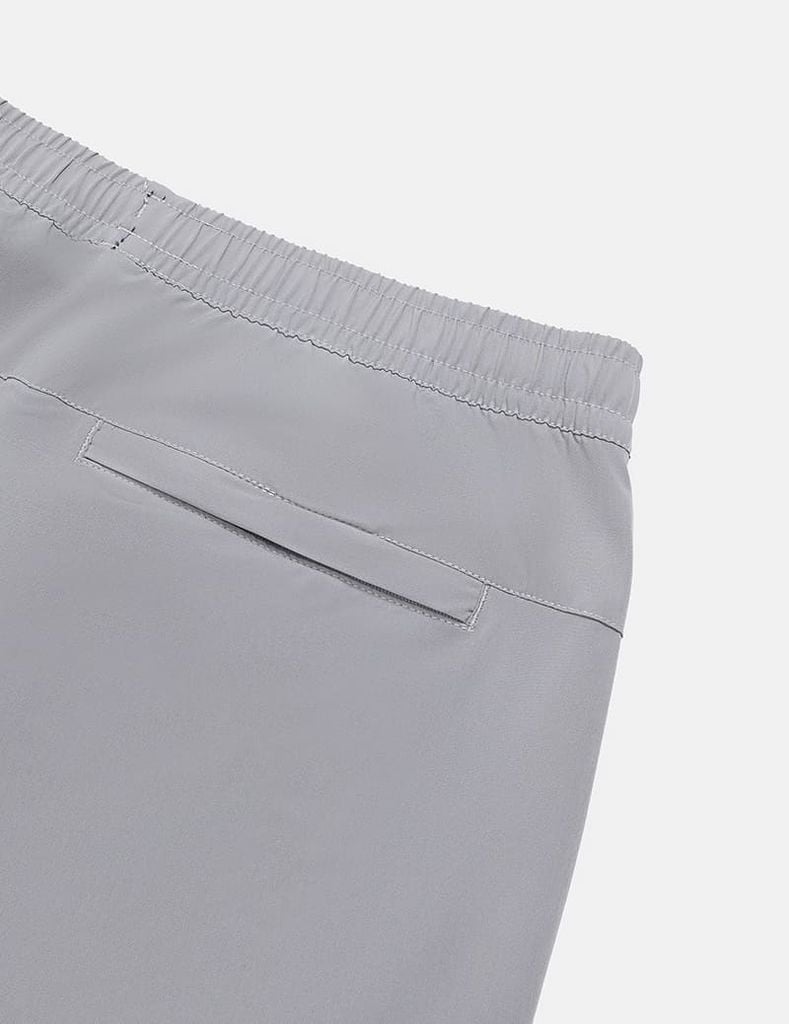 Quần short gió nam cạp chun in ống trái