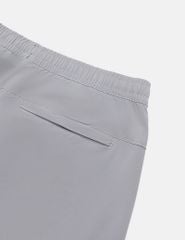 Quần short gió nam cạp chun in ống trái