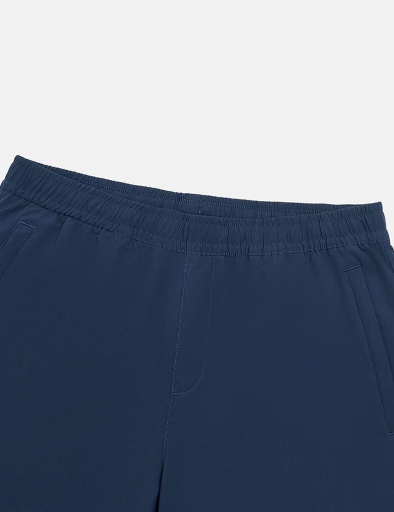 Quần short gió nam cạp chun in ống trái