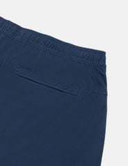 Quần short gió nam cạp chun in ống trái