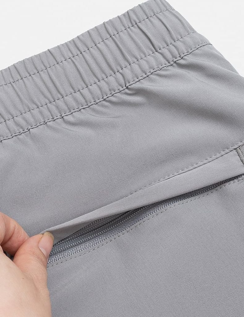 Quần short gió cạp chun nam phối 2 bên hông quần