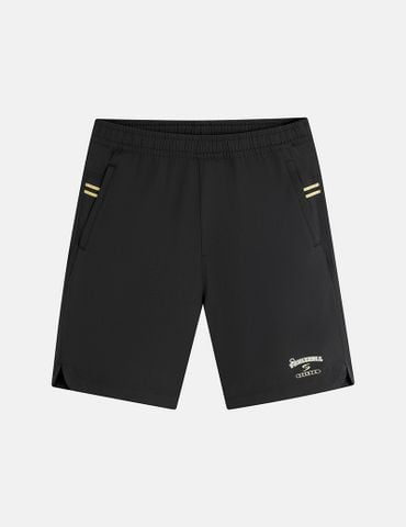Quần short gió cạp chun in 2 bên sườn nam