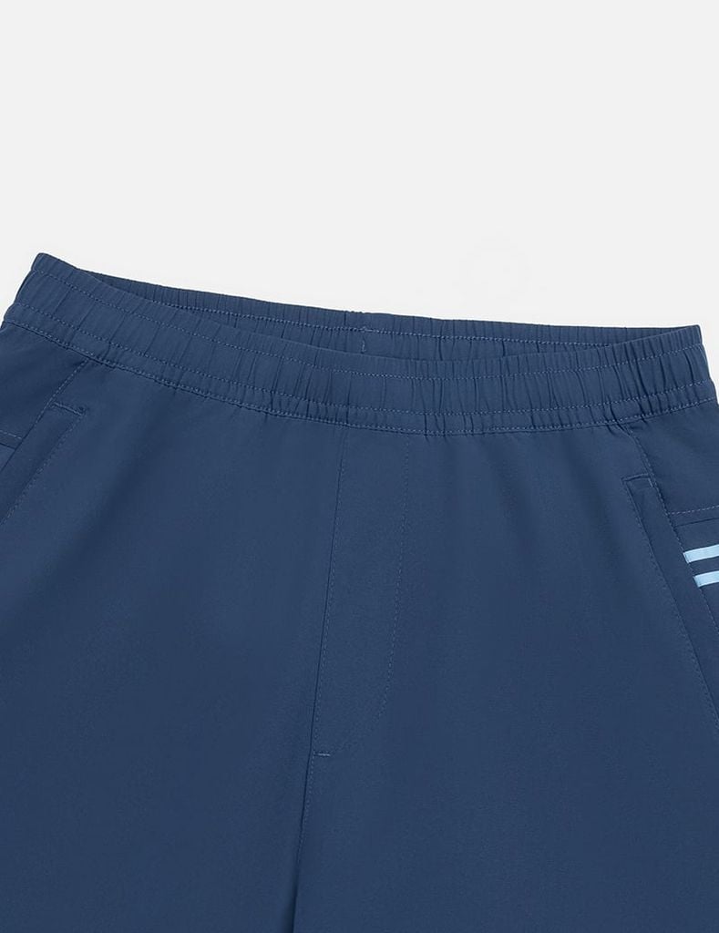 Quần short gió cạp chun in 2 bên sườn nam