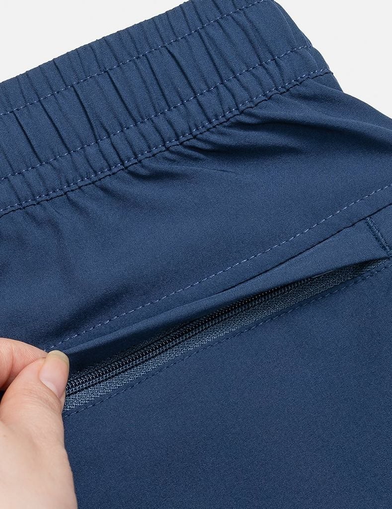 Quần short gió cạp chun in 2 bên sườn nam