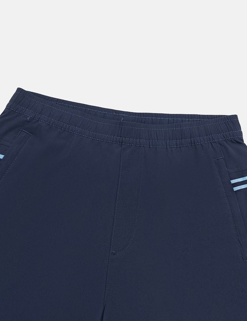 Quần short gió cạp chun in 2 bên sườn nam
