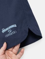 Quần short gió cạp chun in 2 bên sườn nam