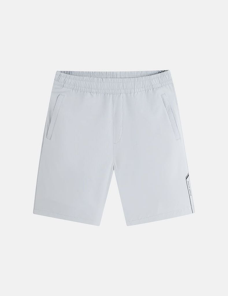 Quần short gió nam cạp chun in gấu trái