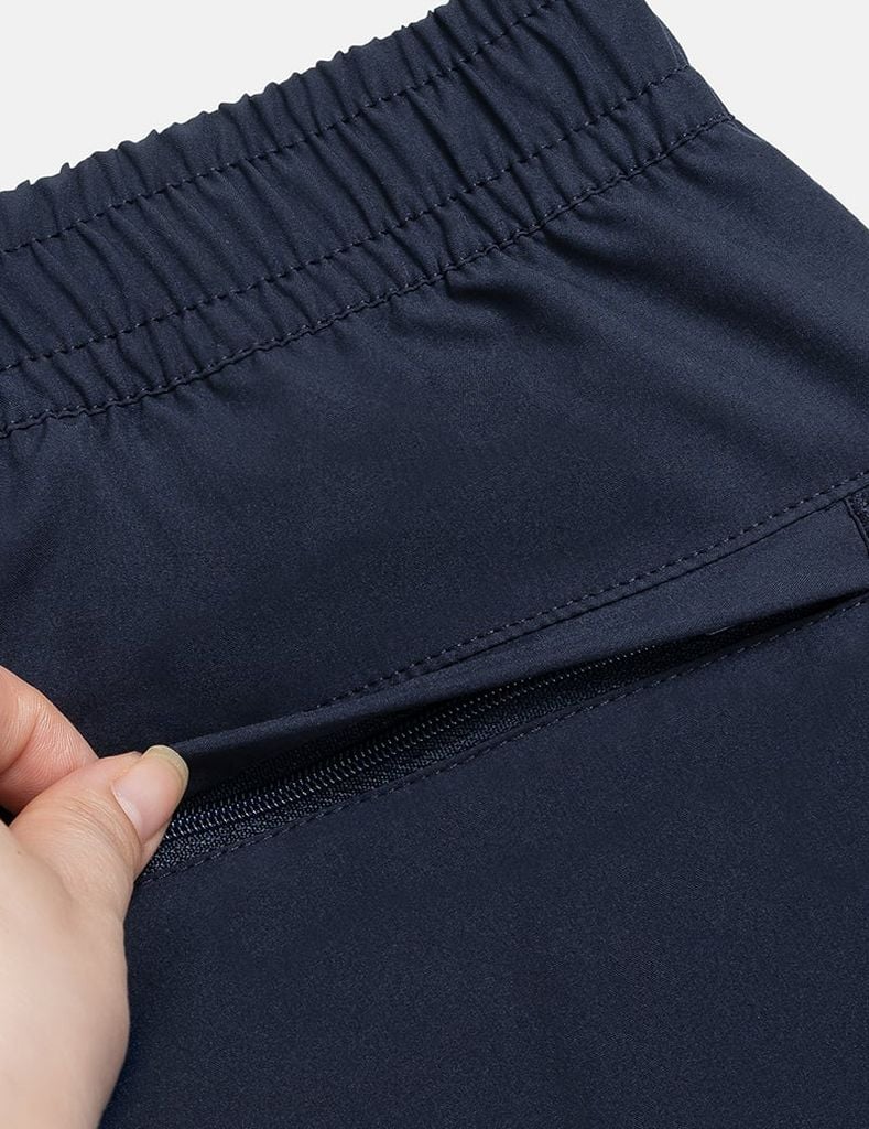 Quần short gió nam cạp chun in gấu quần