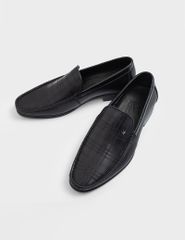 Giày loafer nam vân kẻ sọc