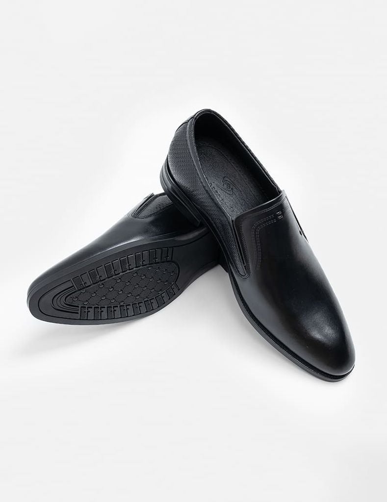 Giày loafer nam vân trơn