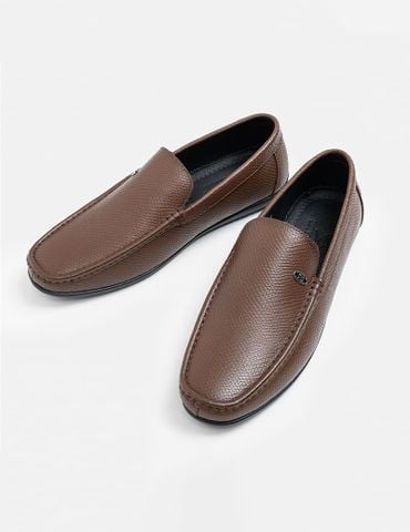 Giày mocca nam vân trăn