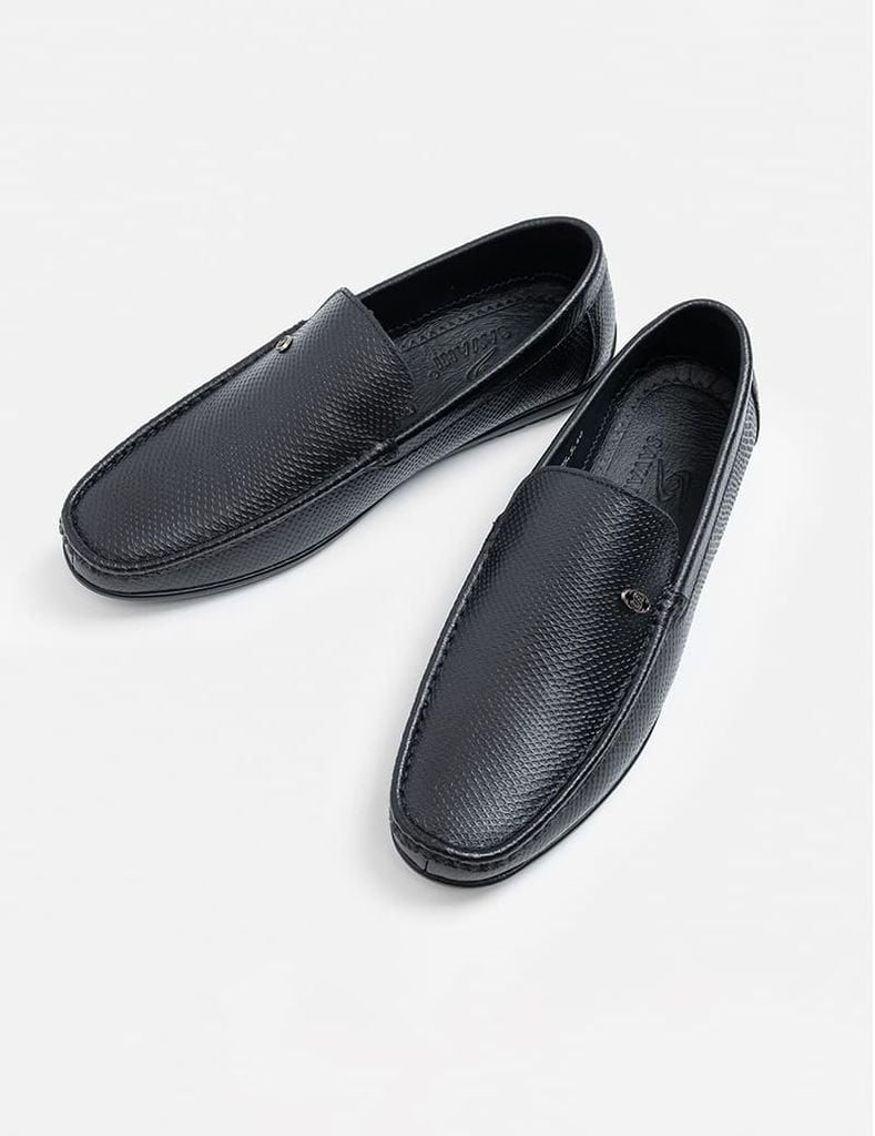 Giày mocca nam vân trăn