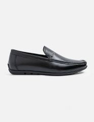 Giày da moccasin nam vân hạt