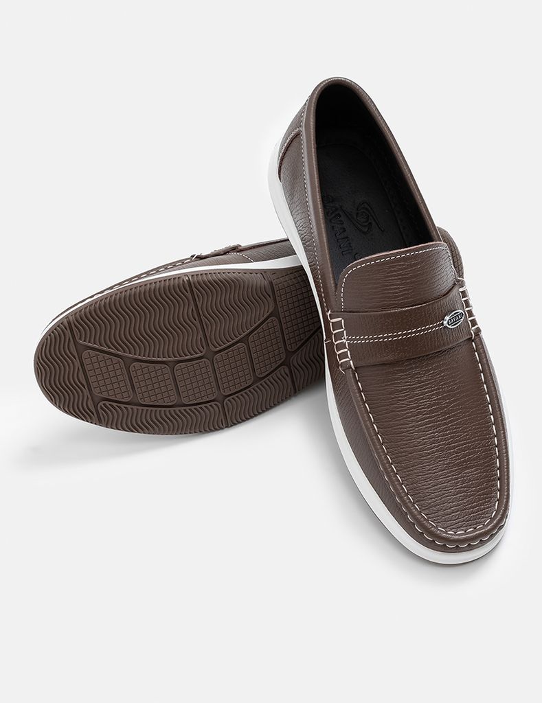 Giày nam slip on vân sóng