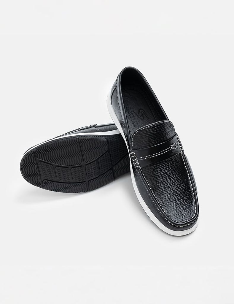 Giày nam slip on vân sóng
