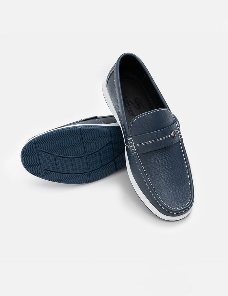 Giày nam slip on vân sóng
