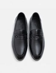 Giày loafer nam vân trơn bóng