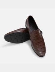 Giày loafer nam vân trang trí