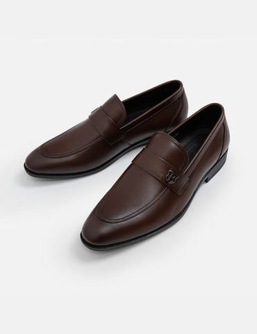 Giày loafer nam vân trang trí