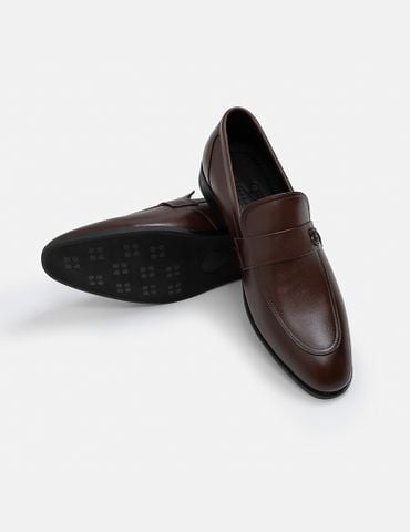 Giày loafer nam vân trang trí