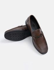 Giày loafer nam vân hạt đế cao su