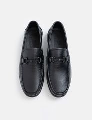 Giày loafer nam vân hạt đế cao su