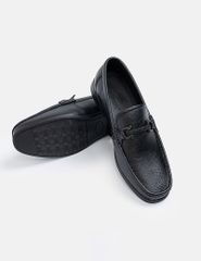 Giày loafer nam vân hạt đế cao su