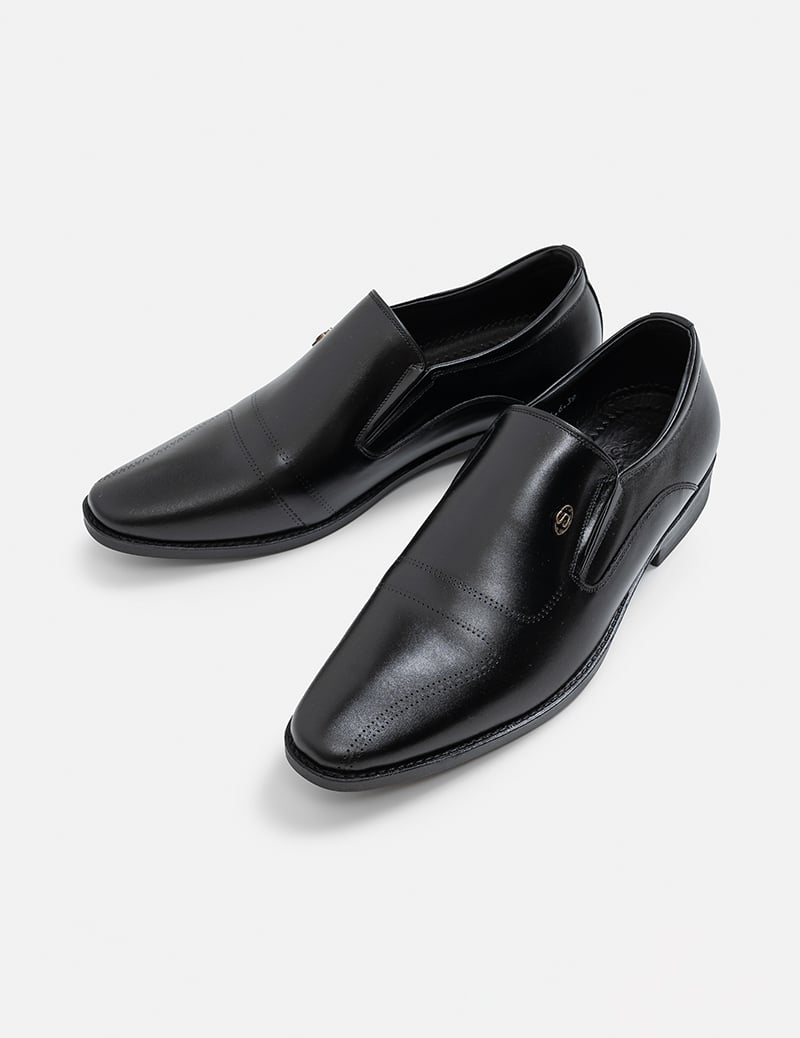Giày loafer nam vân trang trí