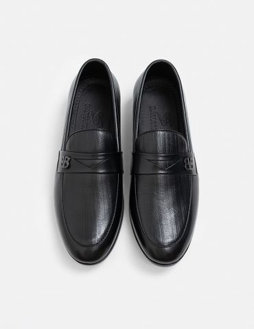 Giày loafer nam vân trang trí