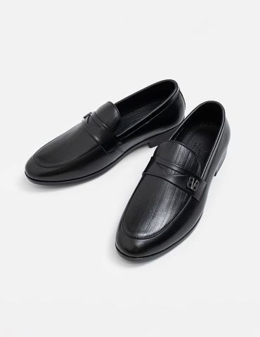 Giày loafer nam vân trang trí