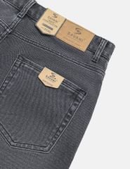 Quần short jean nam mác kim loại túi