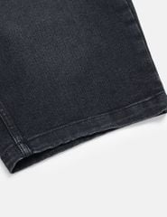 Quần short jean nam mác kim loại túi
