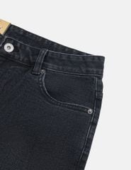 Quần short jean nam mác kim loại túi