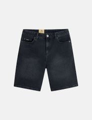 Quần short jean nam mác kim loại túi
