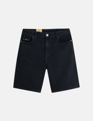 Quần short jean nam mác kim loại túi